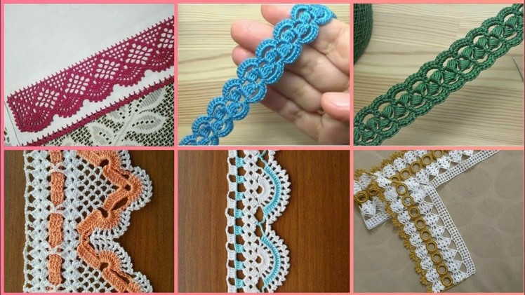 Most Beautiful Free Crochet Lace And Crochet Border Pattern Design