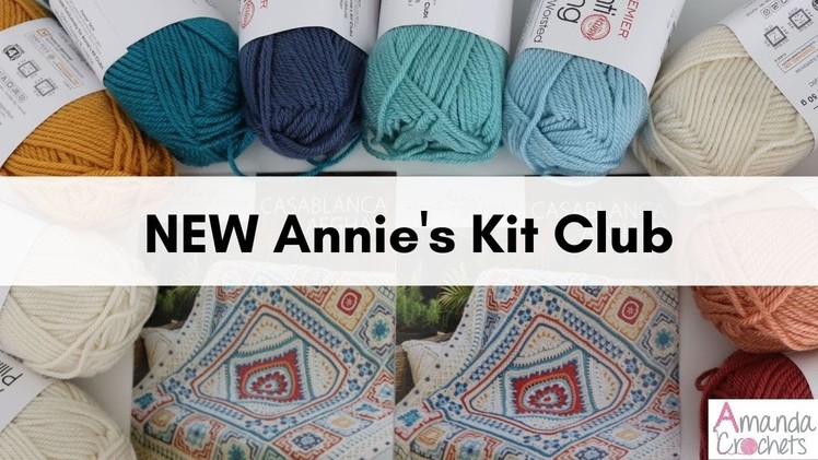 NEW Annie's Kit Club | Moroccan Tile Afghan Club | Yarn Subscription