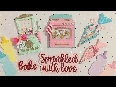 Paper Crafts Baking Shaker Embellishments & More  | KSCRAFT Project Share
