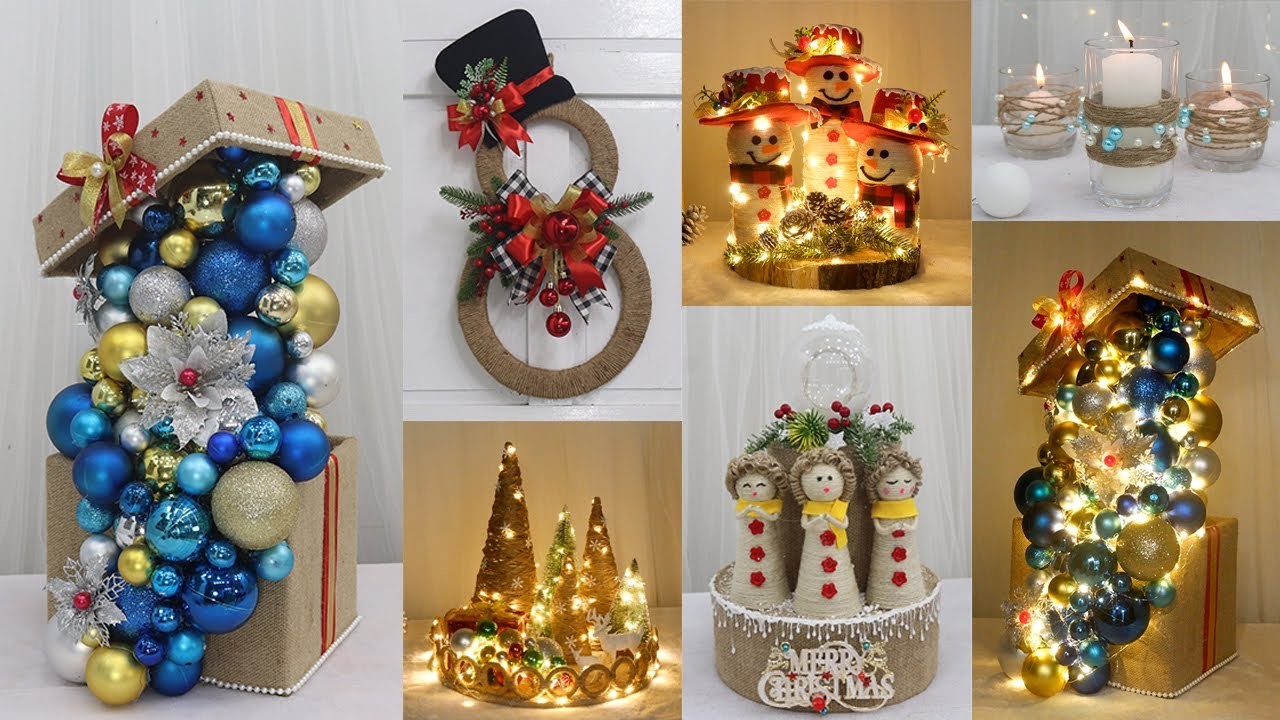 10 Jute craft Christmas decorations ideas ???? Christmas Decoration 2022