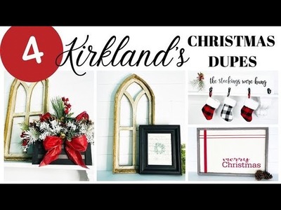 4 KIRKLANDS CHRISTMAS DUPES | EASY DOLLAR TREE CHRISTMAS HOME DECOR DIYS | CHIC FOR CHEAP CRAFT