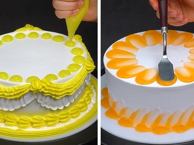 5+ Creative Cake Decorating Ideas for Birthday | Tips & Trick Birthday Cake Decorating | So Yummy