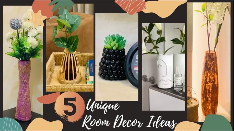 5 Ways to recycle your OLD Items into NEW Room Decor Ideas | HOME DECOR | GADAC DIY