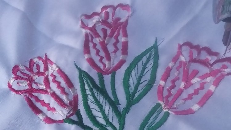 Bed sheet ka design !!chader ka phool !rose making beautiful !hand embroidery design!!#shorts video