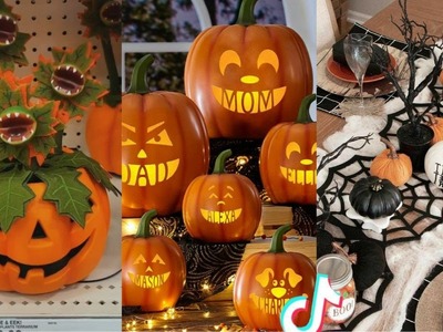 DIY halloween decor tik tok compilation,halloween decoration