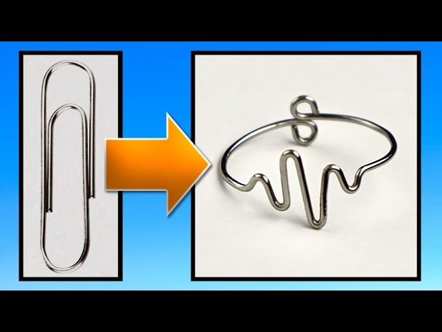 DIY Paperclip Heartbeat Ring Tutorial