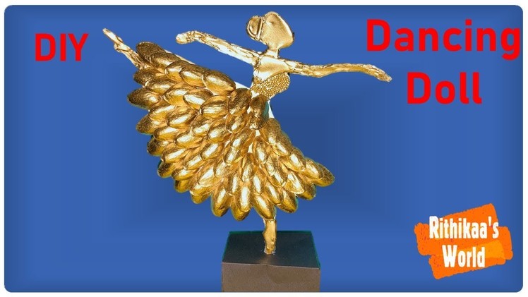 DIY |Quick n easy Gift Idea |  Showpiece |  Pista Shell Dancing Doll Deco Craft  | Unique Craft | RW