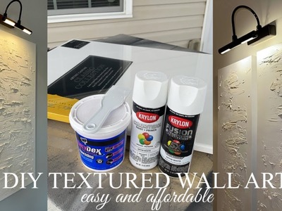 DIY TEXTURED WALL ART | EASY AND AFFORABLE | BROOKE KENNEDY