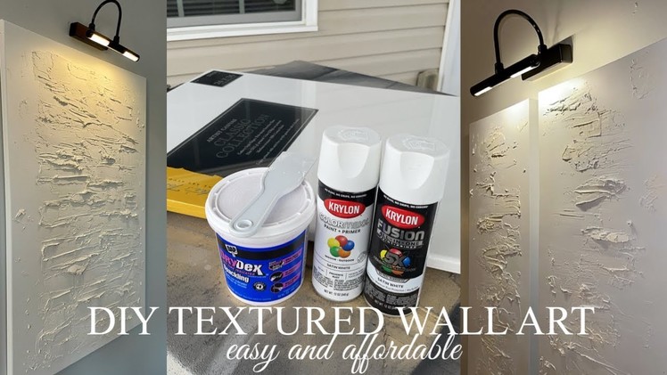 DIY TEXTURED WALL ART | EASY AND AFFORABLE | BROOKE KENNEDY