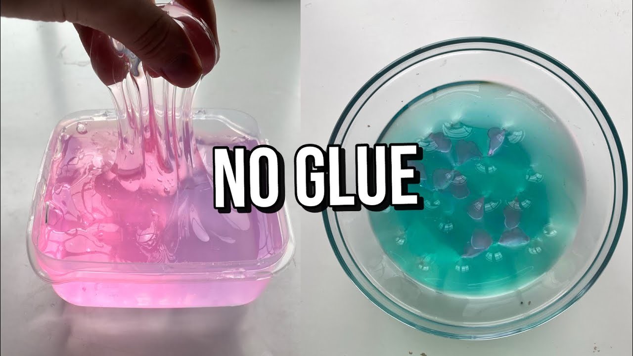 Diy Water Slime Testing Diy No Glue Slimes