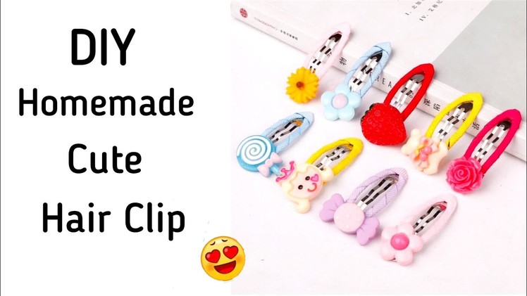 Homemade hair clips. how to make hair clips with plastic bottle. Hair clips. girl crafts. DIY