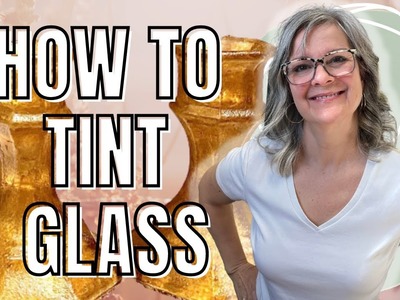 How to COLOUR TINT GLASS. Easy Diy