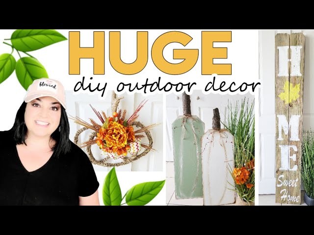 ???? Huge Outdoor DIY Fall Decor | Fall Decor for Front Porch