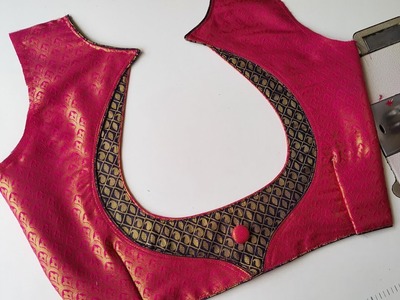 New latest model blouse design || popular patch work blouse design || paithani sarre blouse design