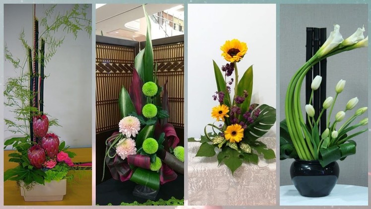Stylish and modern flowers decor ideas for home ikebana flowers arrangements