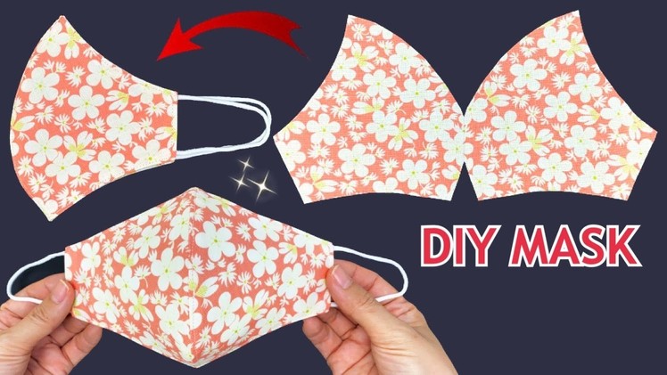 Very Easy Simple Mask????????Diy Breathable Face Mask Easy Pattern Sewing Tutorial | 3D Mask Making Ideas
