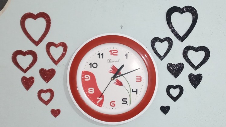 Wall clock decoration homemade idea #shorts #wall_clock #Neha's_Art