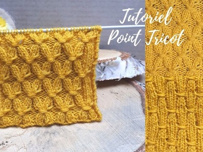 #192 Tutoriel Tricot: Point Croisé Fantaisie. Knitting Tutorial: Fancy Cross Stitch. Maïlane