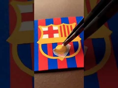 Barcelona logo drawing tutorial ???? and tricks #shorts #barcelona