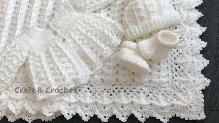 Crochet baby cardigan.craft & crochet cardigan 3402