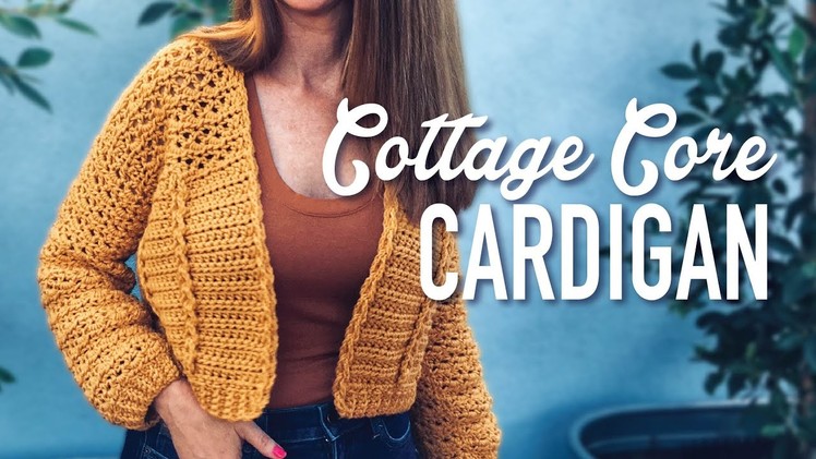 Crochet Cottage Core Cardigan Pattern