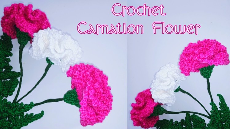 Crochet Flower | Easy Way to Crochet Carnation Flower for Beginners