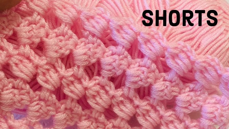 Crochet new 3D stitch 154 | #Shorts | #youtubeshorts | #stitches | #crochetshorts