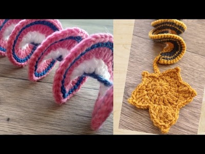 Crochet Wind Spinner | How to crochet wind spinners #windspinner #crochetworldcreations