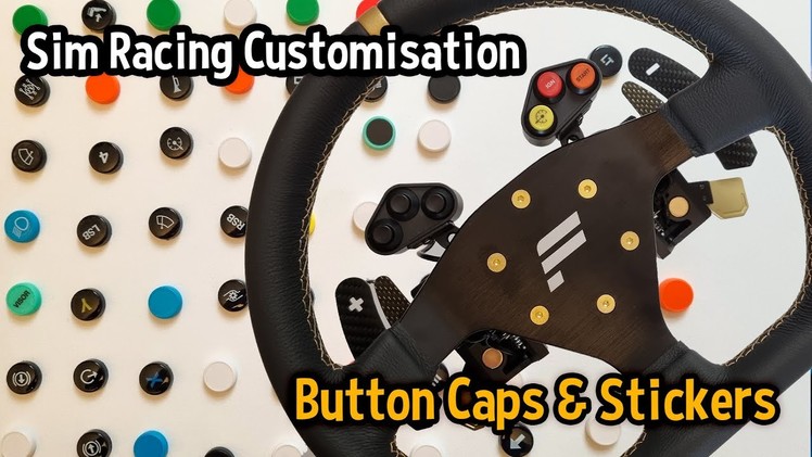 Customising with Button Caps, Labels and Stickers