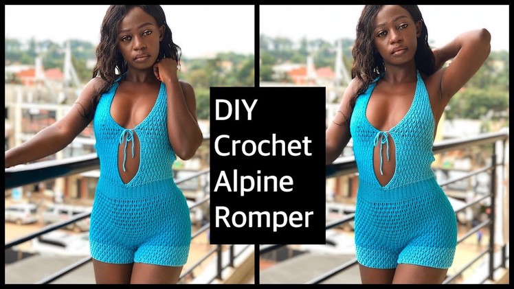 HOW TO CROCHET AN ALPINE ROMPER. PATTERN TUTORIAL. DIY. #crochetpattern #crochetromper