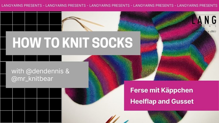 How to Knit Socks - Ferse mit Käppchen