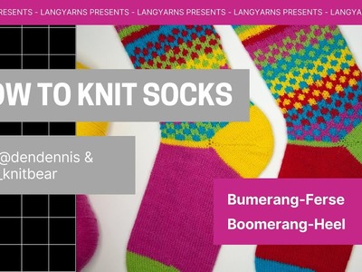 How to Knit Socks - Bumerang-Ferse