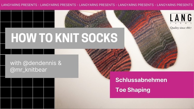 How to Knit Socks - Schlussabnehmen