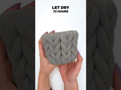 How to Make a Clay Knit Plant Pot (No Experience Needed!)
