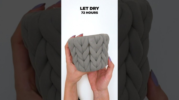 How to Make a Clay Knit Plant Pot (No Experience Needed!)