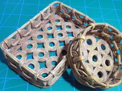 How to make a wonderful DIY basket. Paper craft