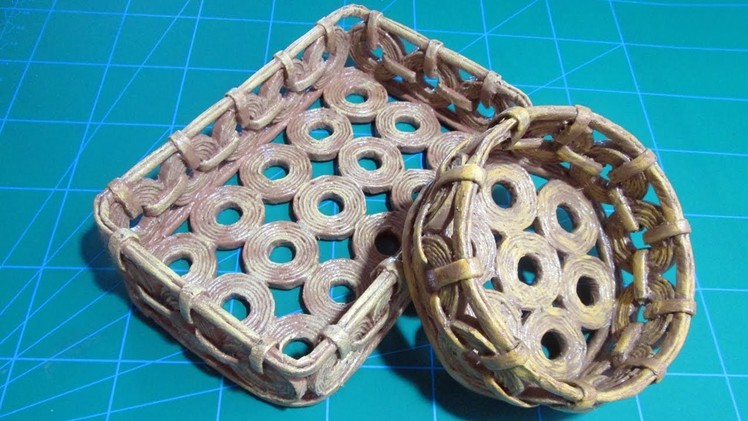 How to make a wonderful DIY basket. Paper craft