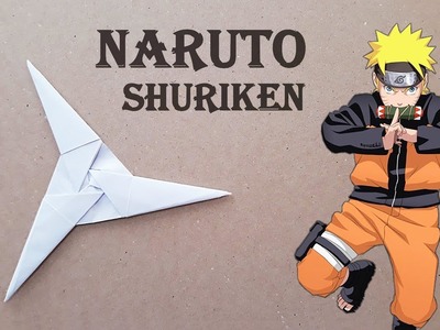 KAĞITTAN NARUTO SHURİKEN YAPIMI - ( How To Make a Naruto Shuriken )