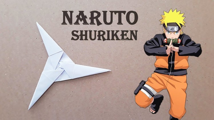 KAĞITTAN NARUTO SHURİKEN YAPIMI - ( How To Make a Naruto Shuriken )