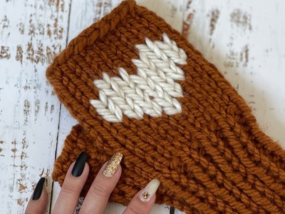 Knit Duplicate Stitch #shorts #knitting