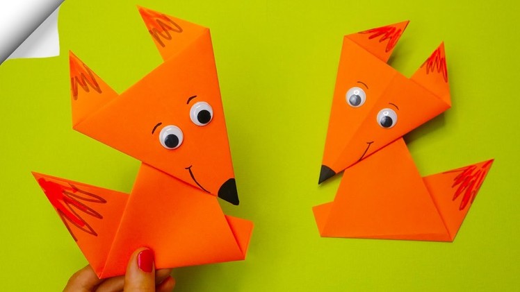 Origami FOX | DIY Paper crafts | Easy origami toys