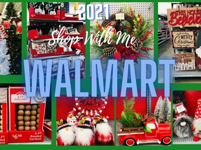 WALMART ????CHRISTMAS SHOP WITH ME???? CHRISTMAS DECORATIONS GNOMES TIERED TRAY IDEAS FARMHOUSE DECOR