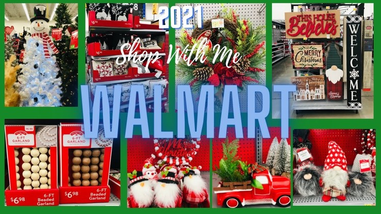 WALMART ????CHRISTMAS SHOP WITH ME???? CHRISTMAS DECORATIONS GNOMES TIERED TRAY IDEAS FARMHOUSE DECOR