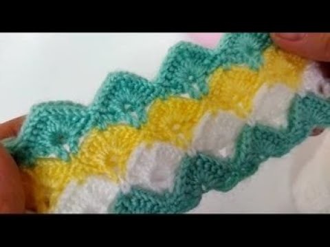 3D BABY KNITTED BLANKET MAKING.  #easycrochet #knittingbabyblanket