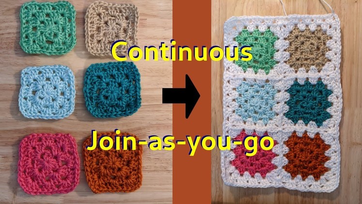 Continuous Join-As-You-Go tutorial | How to Crochet