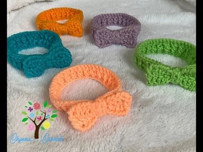 Crochet Preemie Baby Headband Tutorial
