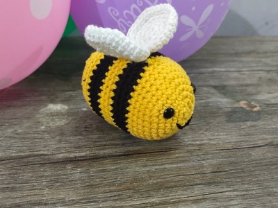 Crochet tiktok Bumble bee free tutorial