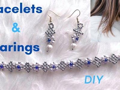 DIY Bead Jewelry Making Tutorials For Beginners || Bracelet & Earrings || Simple & Easy || NewYou