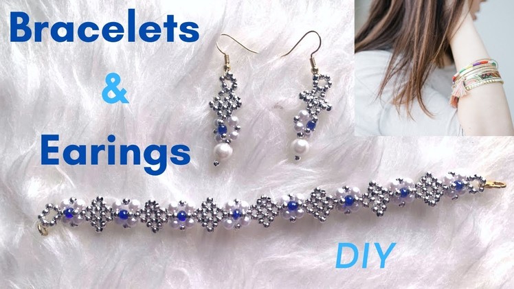 DIY Bead Jewelry Making Tutorials For Beginners || Bracelet & Earrings || Simple & Easy || NewYou