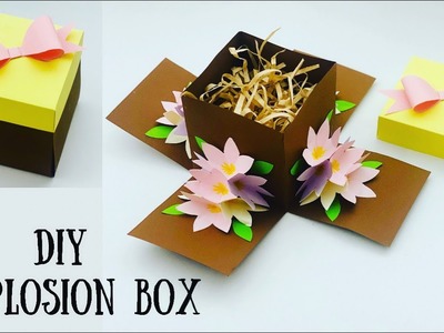 DIY EXPLOSION Box. Paper Craft. Paper Gift Box DIY. Paper Crafts. Paper Gift DIY. Gift Ideas